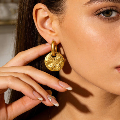 Moon & Star Earrings