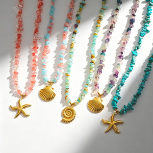 Starfish Beaded Necklace